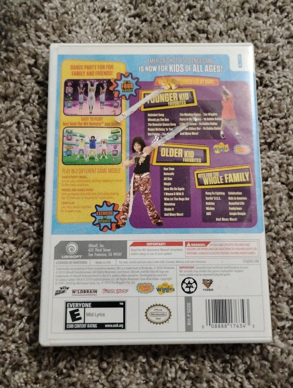 Just Dance Kids (Nintendo Wii, 2010) - Game - Picture 3 of 3